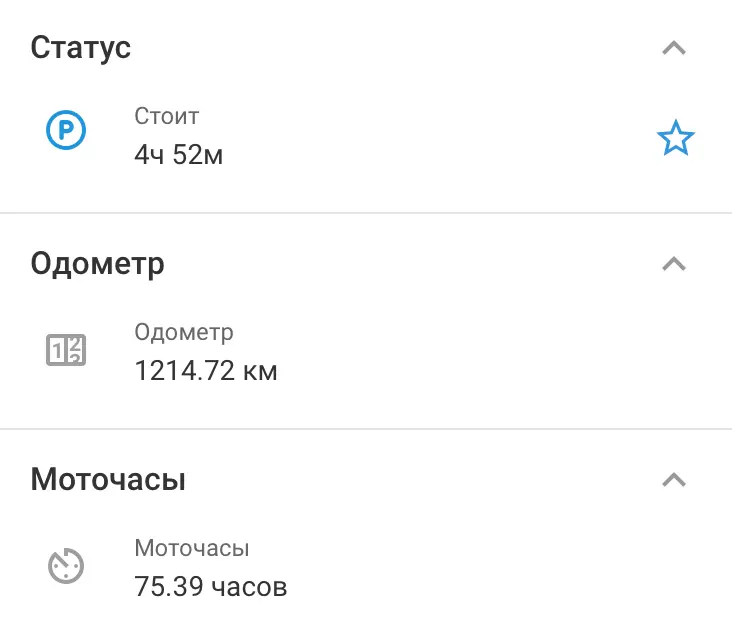 Мониторинг грузов в системе